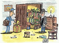 I regali nello sgabuzzino